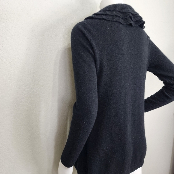 Neiman Marcus Cashmere Black Cardigan Size M - Picture 8 of 16